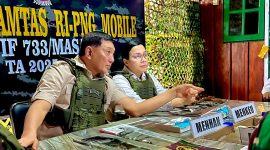 Menteri Keuangan Sri Mulyani bersama Menteri Pertahanan Sjafrie Sjamsoeddin mengunjungi Nduga, Papua. (Foto: instagram/smindrawati)