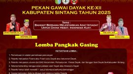 Lomba Pangkak Gasing dan Sastra Lisan PGD Sintang 2025
