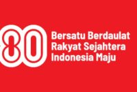 Logo Resmi HUT RI ke-80 Tahun 2025: Bersatu Berdaulat, Rakyat Sejahtera, Indonesia Maju