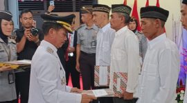 Bupati Sintang Serahkan SK Remisi 2025 kepada Warga Binaan Lapas Kelas II B.(Foto: Kominfo Sintang)