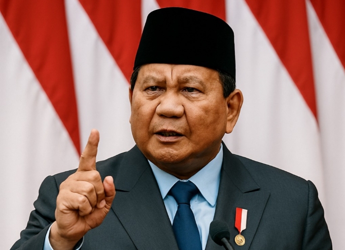 Isi Pidato Prabowo di DPR: Janji Lawan Korupsi, Tambang Ilegal, dan Serakahnomics.(Foto: ilustrasi AI/Rosadi Jamani)