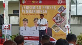 Peresmian 10 Proyek Pembangunan Kabupaten Sintang Tahun 2025.(Foto: Kominfo Sintang)