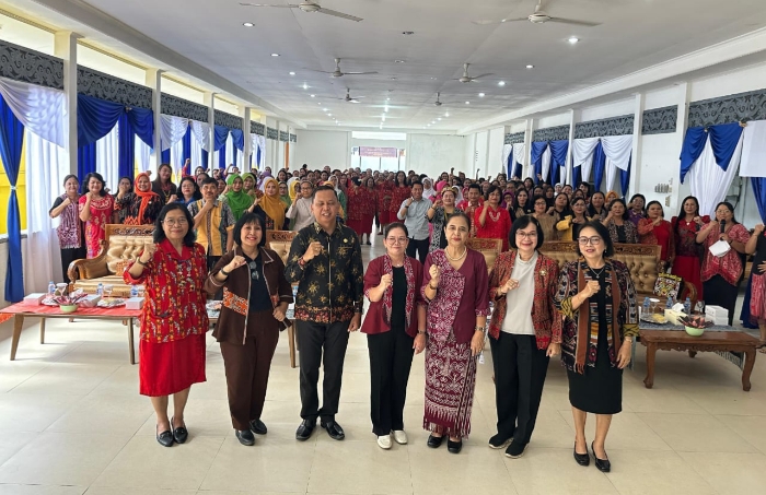 Musyawarah Cabang P2D Sintang 2025, Perempuan Dayak Perkuat Peran dalam Pembangunan.(Foto: Kominfo Sintang)