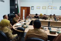 Entry Meeting yang berlangsung di Ruang Rapat Sekretaris Daerah Kabupaten Sintang