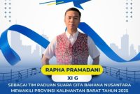 RAPHA PRAMADANI - Pelajar SMAN 1 Sintang Lolos Gita Bahana Nusantara, Wakili Kalbar di Istana Negara.