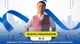 RAPHA PRAMADANI - Pelajar SMAN 1 Sintang Lolos Gita Bahana Nusantara, Wakili Kalbar di Istana Negara.