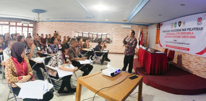 Kominfo Sintang Ajak Masyarakat Bijak Gunakan Media Sosial Berdasarkan Nilai Pancasila.(Foto: kominfo sintang)
