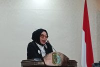 Rini Saparianingsih, Ketua Forum Komunikasi Partisipasi Publik untuk Kesejahteraan Perempuan dan Anak (PUSPA).(Foto: Kominfo Sintang)