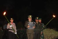 Kasrem 121 ABW Pimpin Apel Kehormatan di TMP Syuhada Pertiwi Sintang