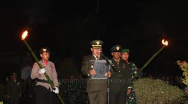 Kasrem 121 ABW Pimpin Apel Kehormatan di TMP Syuhada Pertiwi Sintang