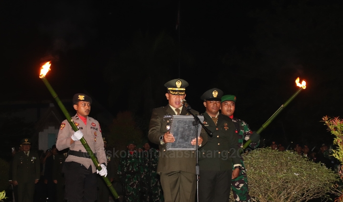 Kasrem 121 ABW Pimpin Apel Kehormatan di TMP Syuhada Pertiwi Sintang