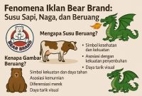 Fenomena Iklan Bear Brand: Susu Sapi, Naga, dan Beruang.(Foto: ilustrasi AI/Solihin-Utehso)