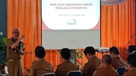 Sekda Kabupaten Sintang, Kartiyus, Ajak ASN Sukseskan Survei Penilaian Integritas 2025.(Foto: Kominfo Sintang)