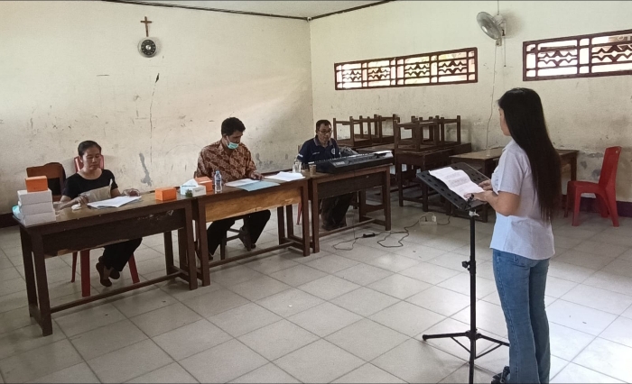 Audisi LP3K Sintang 2025: Seleksi Peserta Paduan Suara Menuju Pesparani Kalbar