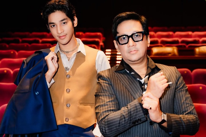 Kenzy (kiri), Andre Taulany (kanan).(Foto: Foto: instagram/@andreastaulany)