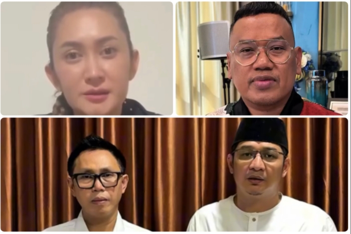 Screenshot Video Klarifikasi Nafa Urbach, Uya Kuya, dan Eko Patrio.(Foto: instagram/@ekopatriosuper - instagram/@king_uyakuya - Instagram/@nafaurbach)