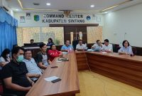 Pengurus LP3K Sintang ikuti technical meeting Pesparani I Kalbar 2025.(Foto: Kominfo Sintang)