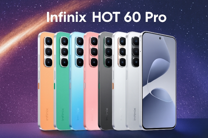 Infinix HOT 60 Pro: Layar 1.5K 144Hz, Helio G200, Baterai 5160mAh 45W FastCharge.(Foto: infinixmobility.com)