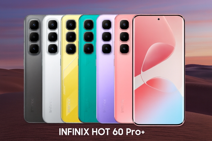 Infinix HOT 60 Pro+: Ponsel 3D-Curved Tertipis dengan Layar 1.5K 144Hz dan Helio G200.(Foto: infinximobility.com)