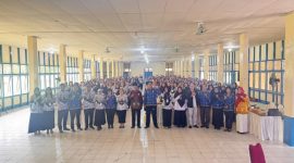 Perkuat Kepemimpinan Guru Perempuan, Ny. Hermina Bala Hadir sebagai Keynote Speaker PGRI Sintang.(Foto: Kominfo Sintang)