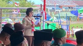 Hendrika Bangga Sintang Menjadi Tuan Rumah Berkumpulnya Ratusan Anggota Pramuka se-Kalbar.(Foto: Kominfo Sintang)
