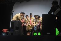 Bupati Sintang Resmi Tutup Raimuna Daerah 2025 se-Kalbar.(Foto: Kominfo Sintang)