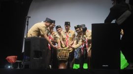 Bupati Sintang Resmi Tutup Raimuna Daerah 2025 se-Kalbar.(Foto: Kominfo Sintang)