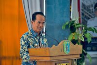 Bupati Sintang Gregorius Herkulanus Bala.(Kominfo Sintang)