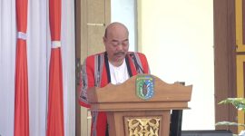 Ketua Panitia Seminar Percepatan Pembentukan Daerah Otonomi Baru (DOB) Provinsi Kapuas Raya, Kartiyus.(Kominfo Sintang)