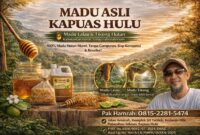Madu Asli Kapuas Hulu.(Foto: Solihin - Utehso/SAL Project)