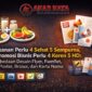 Makanan Perlu 4 Sehat 5 Sempurna, Promosi Bisnis Perlu 4 Keren 5 HD.(Solihin-Utehso/SAL Project)