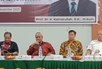 Kuliah Umum Fakultas Hukum Unka Hadirkan Prof. Kamarullah Bahas Pentingnya Belajar Ilmu Hukum.(Kominfo Sintang)