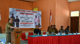 Sekda Sintang Hadiri Sertijab Camat Binjai Hulu, Dorong Kades Pasang Plang Nama Kampung