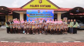 Keceriaan Polisi Sahabat Anak di Polres Sintang Bersama TK Kemala Bhayangkari 08