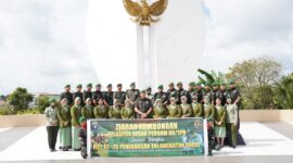 HUT ke-75 Penerangan TNI AD, Keluarga Besar Pendam XII/Tpr Gelar Ziarah Rombongan di TMP Dharma Patria Jaya