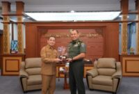 Mayjen TNI Jamallulael Akhiri Tugas di Kalbar, Temui Gubernur Ria Norsan