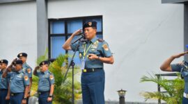 TNI AL Komandan Komando Daerah Angkatan Laut (Dankodaeral) XII, Laksamana Muda TNI Sawa, S.E., M.M., CIQaR.,