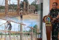 Danrem 121/Abw Perintahkan Pengawasan Ketat Pembangunan Koperasi Merah Putih