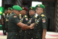 Serah Terima Jabatan Pejabat Utama TNI AD di Mabesad Jakarta
