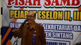 Sekretaris Daerah Kabupaten Sintang, Kartiyus,