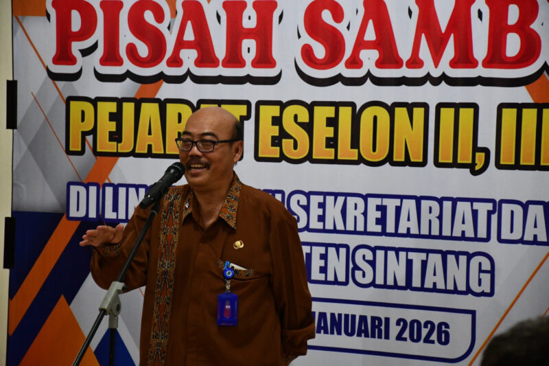 Sekretaris Daerah Kabupaten Sintang, Kartiyus,