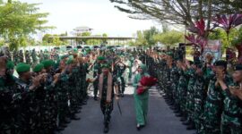 Semangat Prajurit Sambut Mayjen TNI Novi Rubadi Sugito Pimpin Kodam XII/Tanjungpura