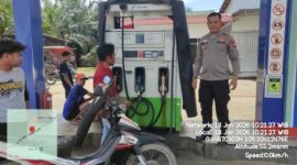 Patroli Preventif Polsek Menjalin, Pastikan Penyaluran BBM Tepat Sasaran