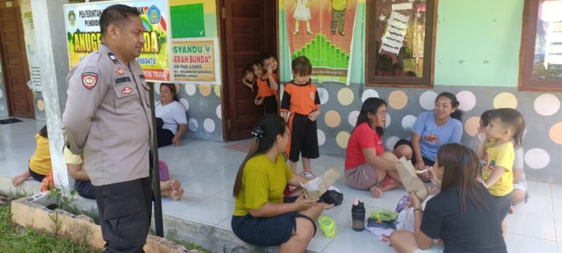 Pendekatan Humanis Polsek Sebangki Wujudkan Rasa Aman bagi Orang Tua dan Anak