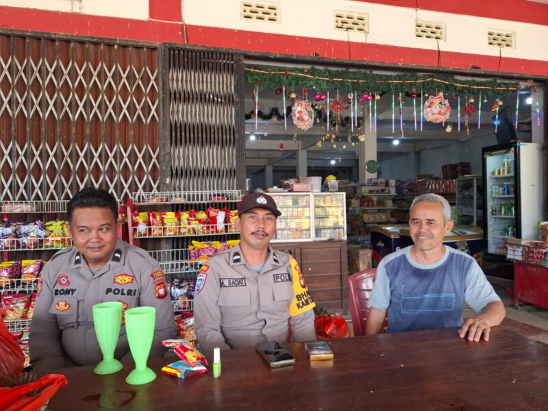 Polisi Sambangi Masyarakat dan Sampaikan Imbauan Antisipasi Kejahatan 3C