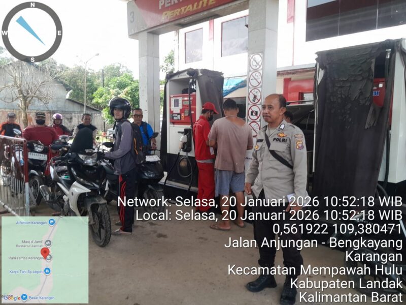 Pemantauan Rutin Cegah Gangguan Kamtibmas dan Penyelewengan BBM