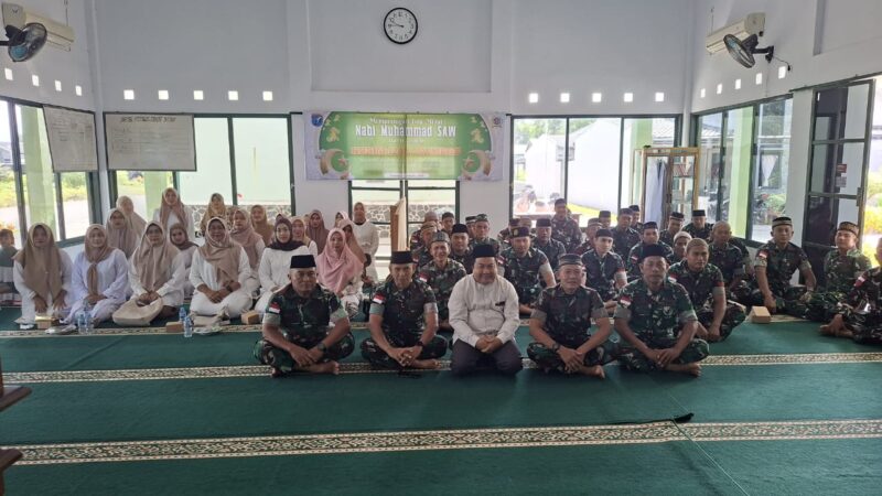 Peringati Isra’ Mi’raj 1447 H, Kodim 1208/Sambas Perkuat Karakter dan Akhlak Prajurit
