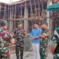 Danrem 121/Abw Tinjau Langsung Pembangunan Markas Koramil Jongkat