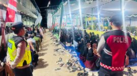 Pengamanan Kegiatan Keagamaan, Polres Ketapang Jaga Kondusivitas Harlah