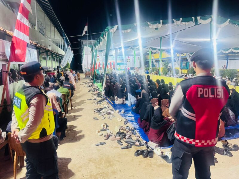 Pengamanan Kegiatan Keagamaan, Polres Ketapang Jaga Kondusivitas Harlah